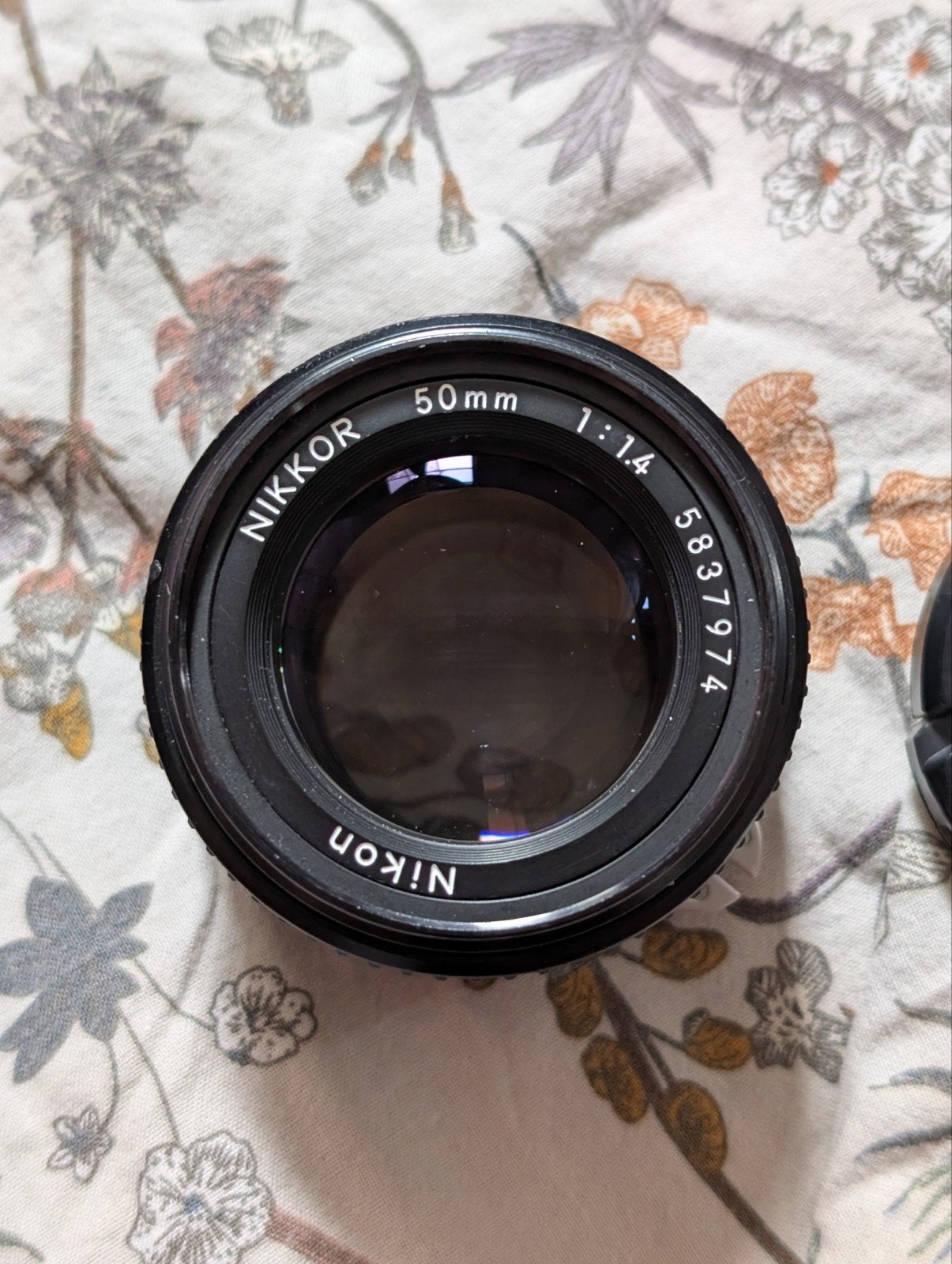 Lens Nikon Nikkor 50mm f1.4 Near Mint condition, Audio, Tv en Foto, Nikon, Ophalen of Verzenden, Zo goed als nieuw, 50 mm