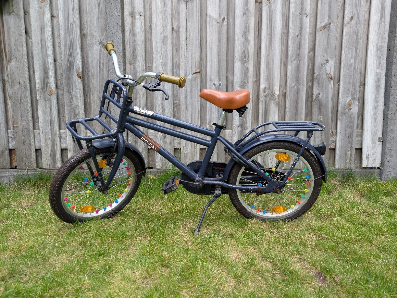 Popal 18 inch Blauwe fiets. jongens & meiden, Ophalen, Gebruikt, 16 tot 20 inch, Popal
