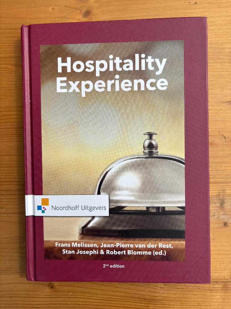 Hospitality Experience, Boeken, Ophalen of Verzenden, Alpha, Zo goed als nieuw, HBO