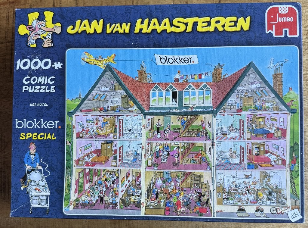 JVH 1000 stukjes Hotel uitgave Blokker, Ophalen of Verzenden, 500 t/m 1500 stukjes, Zo goed als nieuw