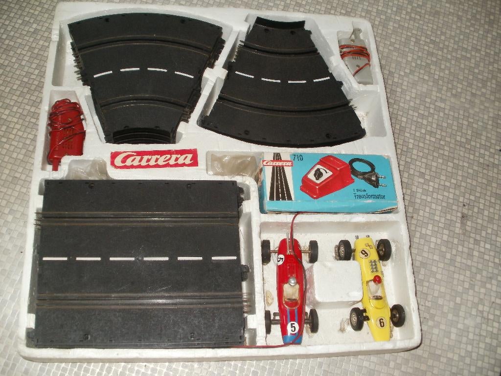 carrera junior 30200 racebaan jaren 60 vintage, Ophalen of Verzenden, Gebruikt, Elektrisch, Carrera