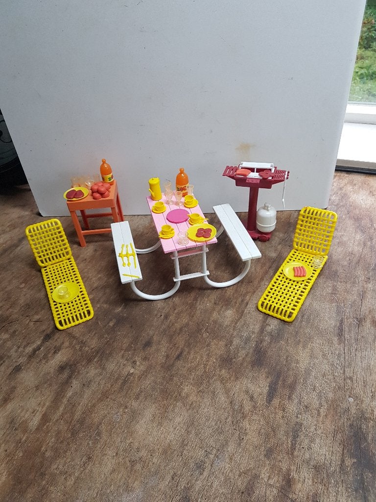 barbie picknick set 1988., Ophalen of Verzenden, Zo goed als nieuw