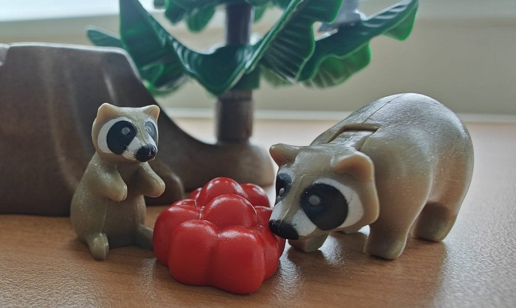 Playmobil - Voederplaats wasbeer met jong, Ophalen, Zo goed als nieuw