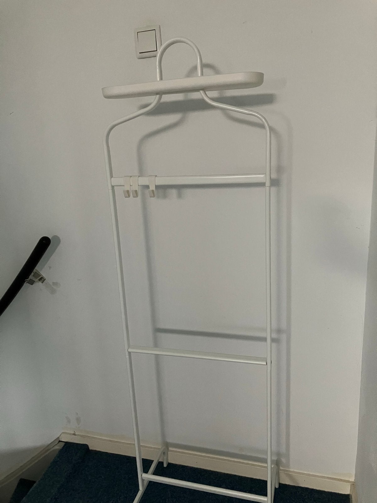 Witte kledingstandaard / dressboy Ikea Mulig, Ophalen, Zo goed als nieuw