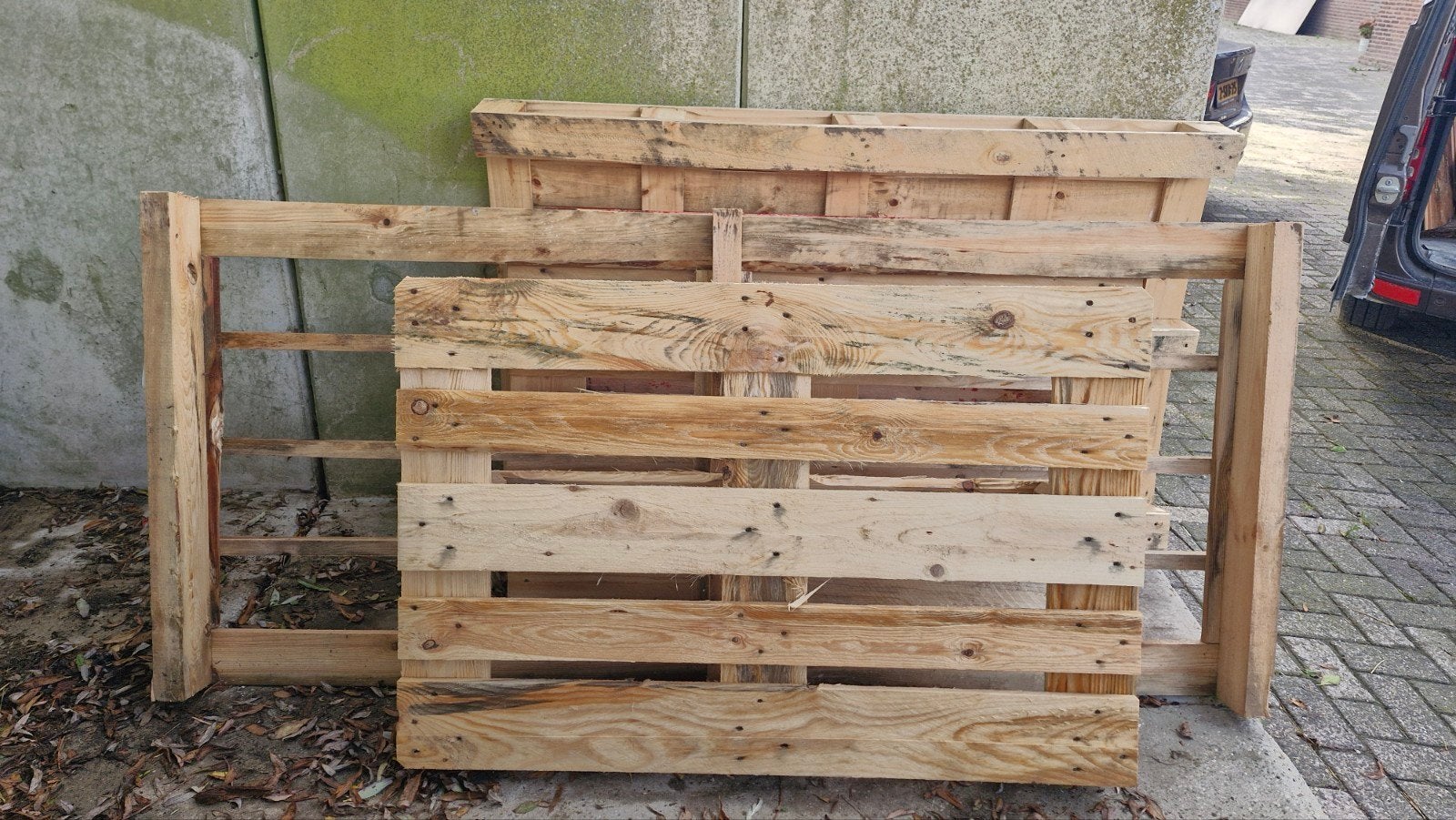 Pallets (3 stuks) - Ophalen, Ophalen of Verzenden, Gebruikt, Pallet