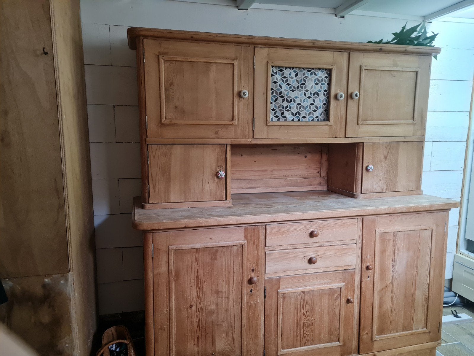 Grenen buffetkast, Huis en Inrichting, Ophalen, Gebruikt, 150 tot 200 cm, 150 tot 200 cm