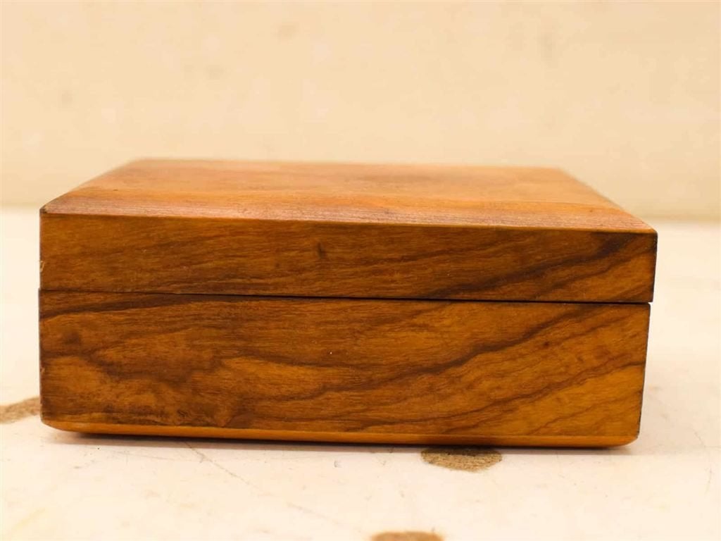 Houten kistje sieraden doosje 53205