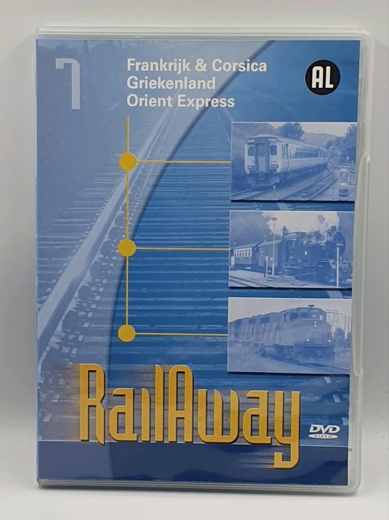 RailAway DVD: Frankrijk, Corsica, Griekenland, Alle leeftijden, Ophalen of Verzenden, Gebruikt