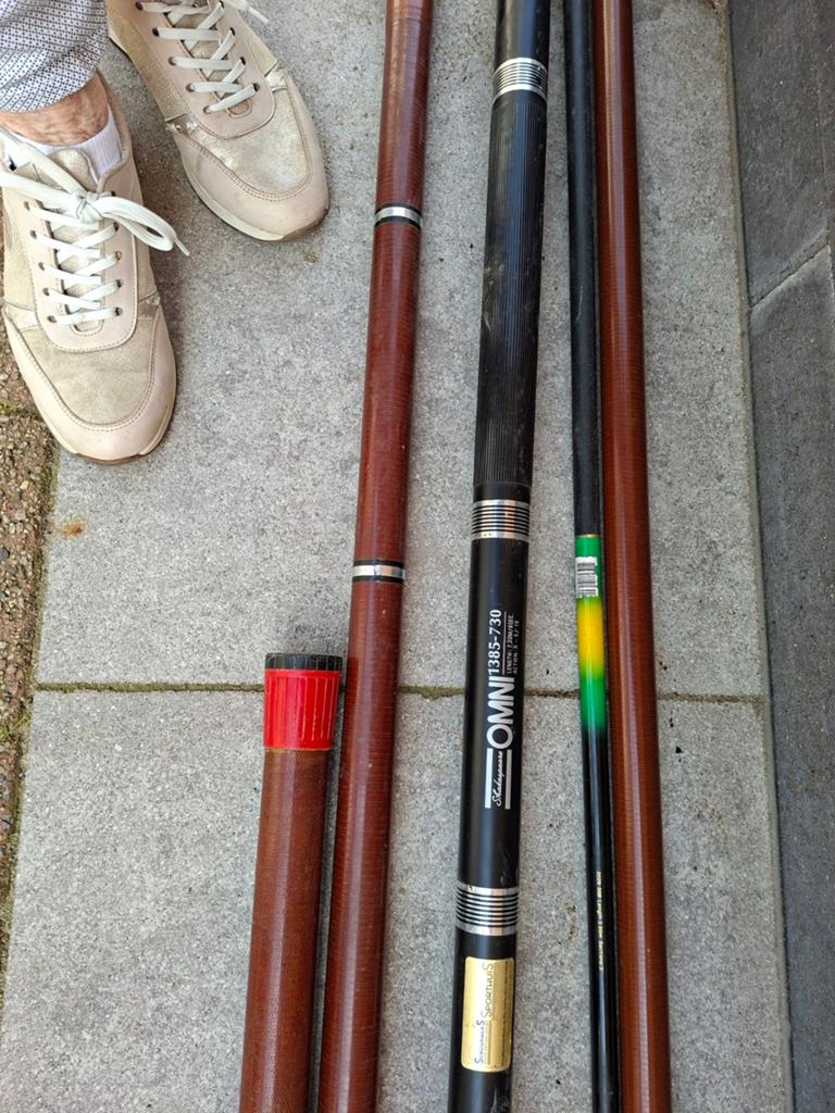 Gebruikte vishengels - grootste 5 meter (zonder toebehoren), Ophalen