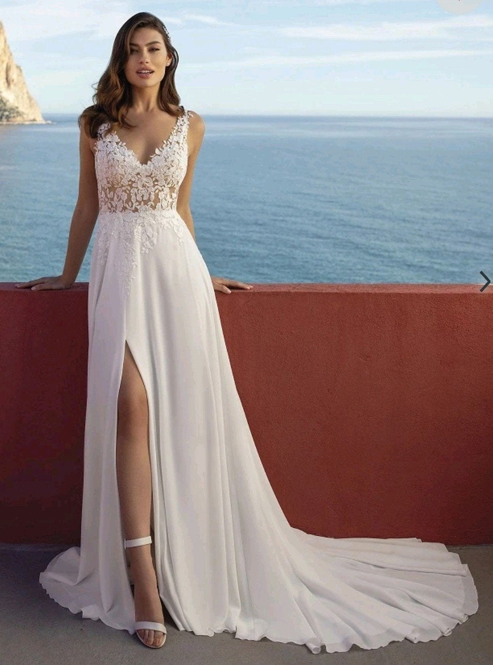 Trouwjurk White One Ama maat 36/38 Bieden vanaf €500,-, Ophalen of Verzenden, Zo goed als nieuw, Wit, Trouwjurk