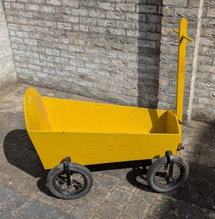 Houten vintage bolderkar, Caravans en Kamperen, Bolderkarren, Ophalen, Zo goed als nieuw