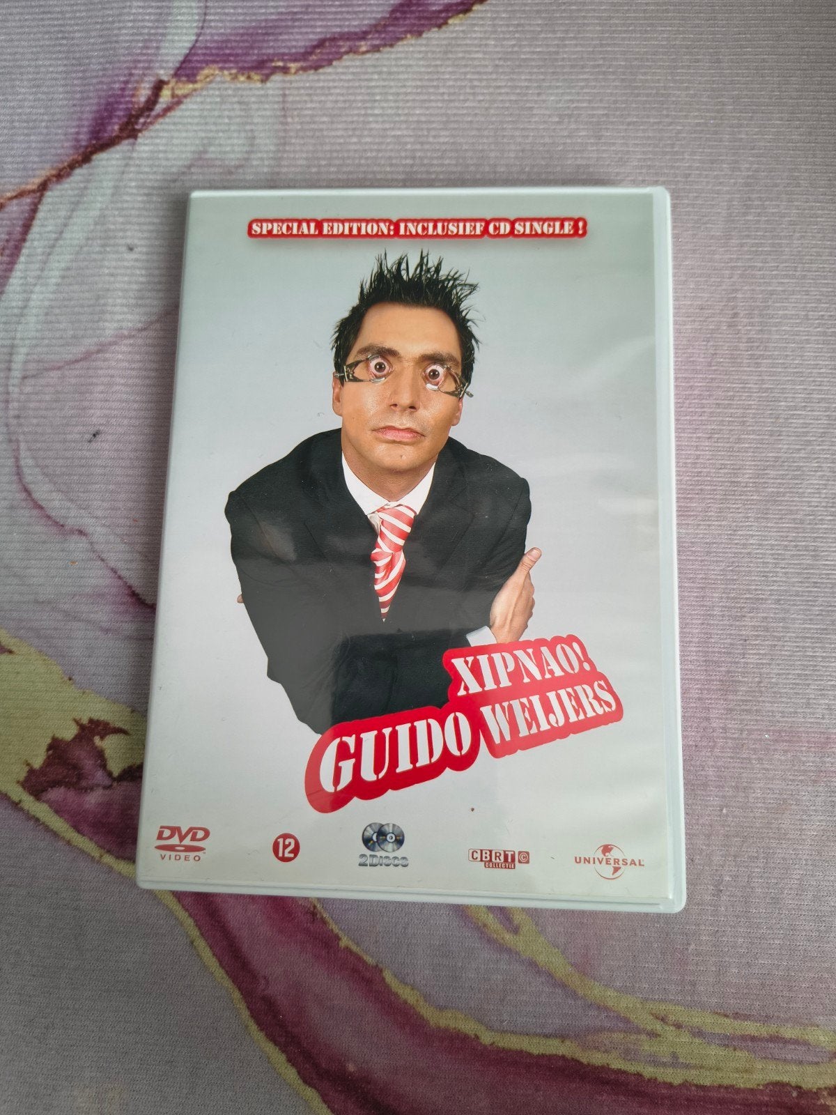 Dvd Guido Weijers cabret Xipnao!, Stand-up of Theatershow, Gebruikt, Guido Weijers, Vanaf 12 jaar