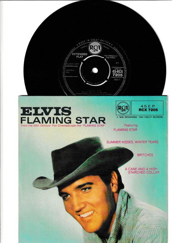 ELVIS PRESLEY - FLAMING STAR [HERUITGAVE] / SUMMER KISSES,, Gebruikt, Verzenden, 7 inch, Fotohoes