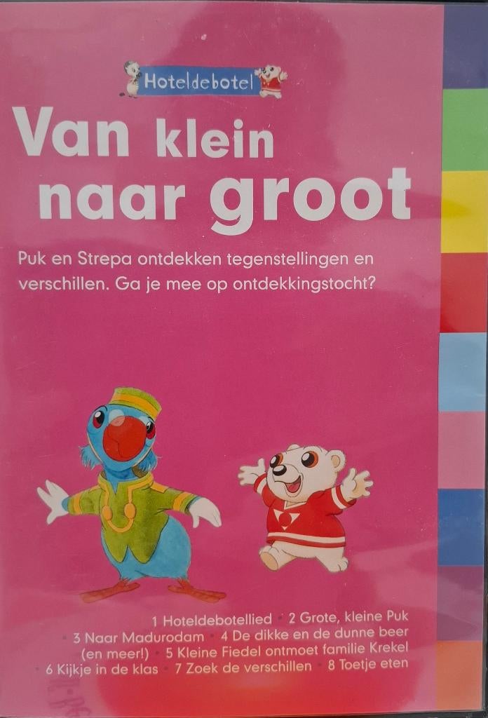 Hoteldebotel van klein naar groot KRASVRIJE DVD, Alle leeftijden, Ophalen of Verzenden, Zo goed als nieuw
