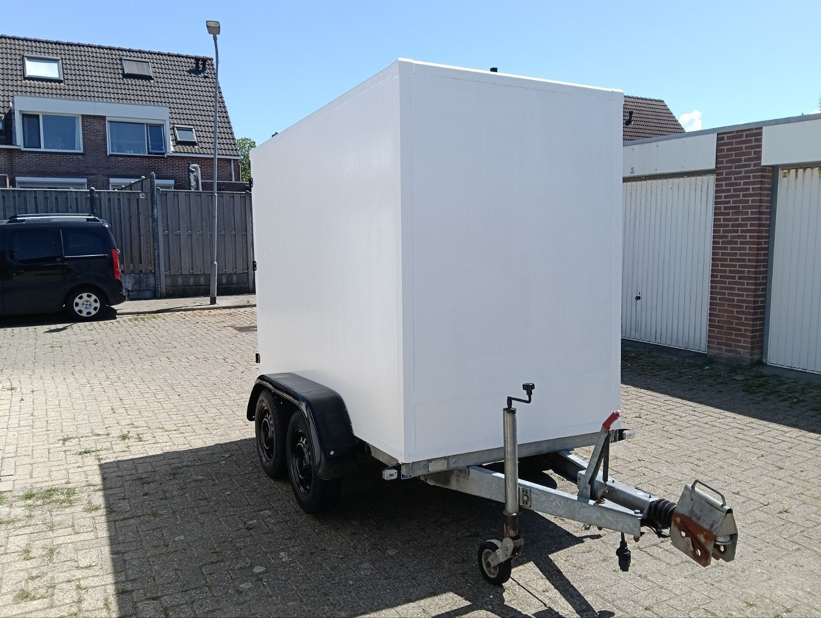 Gesloten aanhanger Verdonk tandemasser 250x130x180, Ophalen, Zo goed als nieuw