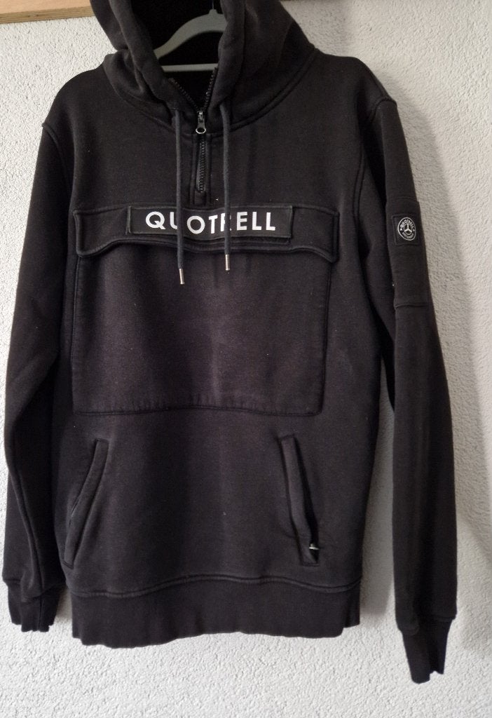 Quotrell hoodie sweater maat M, Kleding | Heren, Truien en Vesten, Zwart, Zo goed als nieuw, Quotrell, Verzenden