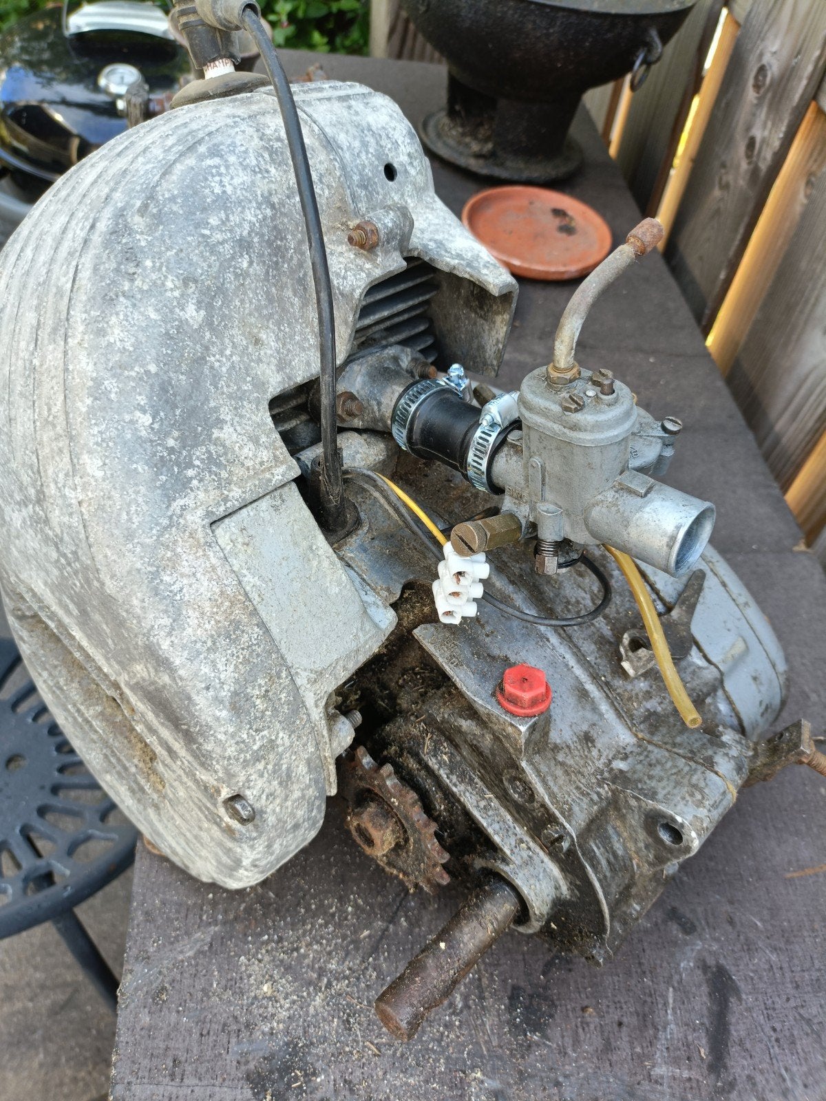 Zundapp 3 bak motorblok met 70cc cilinder en onderdelen, Ophalen, Gebruikt, Blok