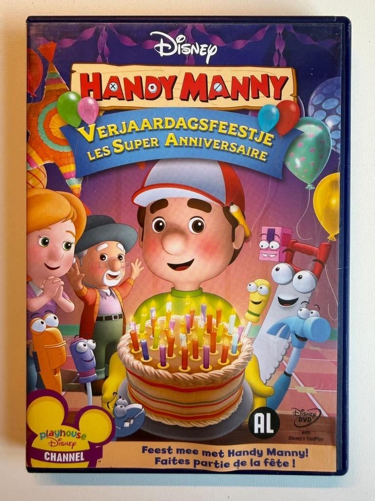 Handy Manny - Verjaardagsfeestje DVD | Actie 5=4, Vanaf 16 jaar, Ophalen of Verzenden, Zo goed als nieuw, Amerikaans