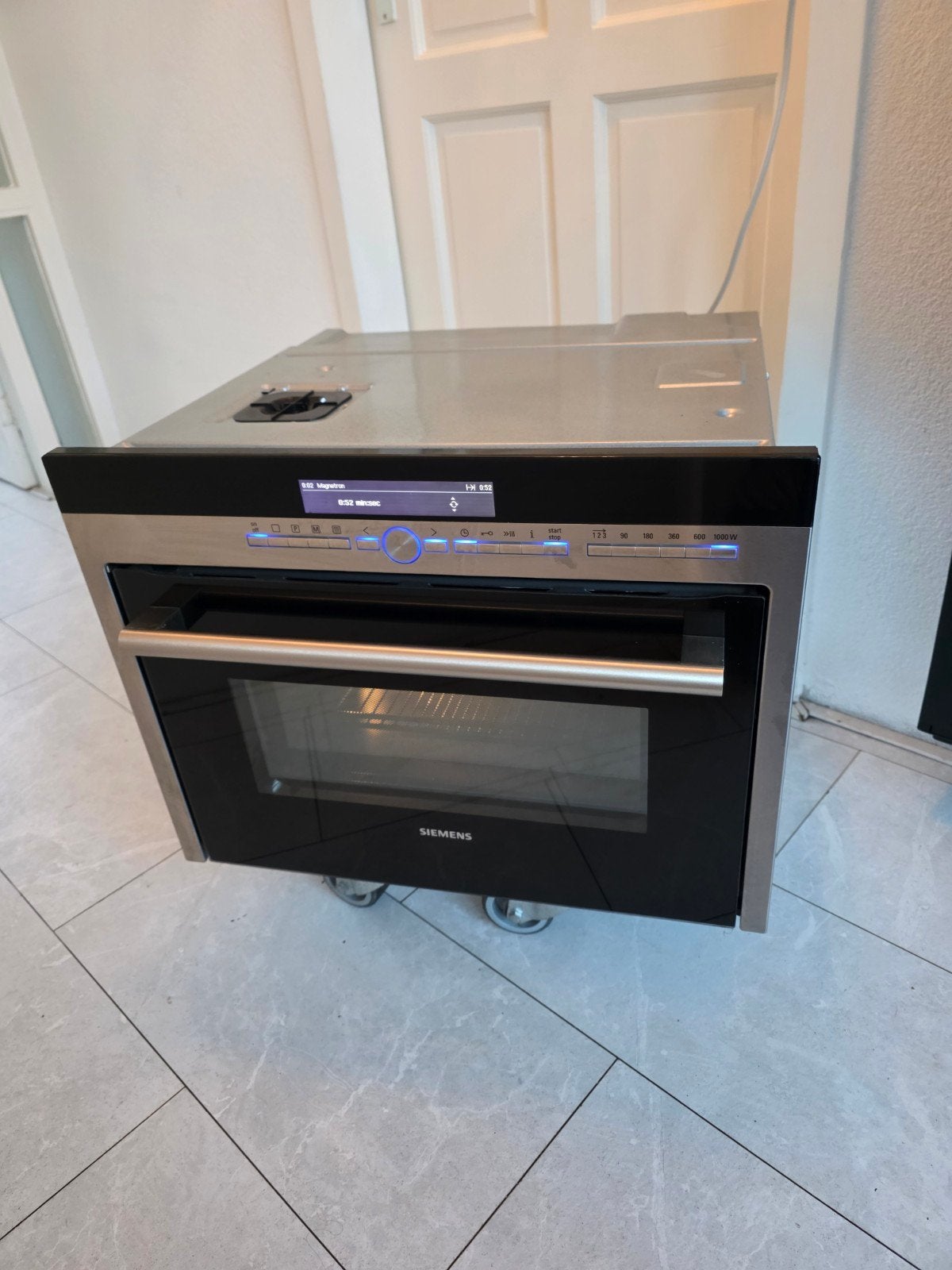 Siemens Inbouw Combi-Magnetron met Zelfreiniging, Witgoed en Apparatuur, Ophalen, 45 tot 50 cm, 60 cm of meer, Siemens
