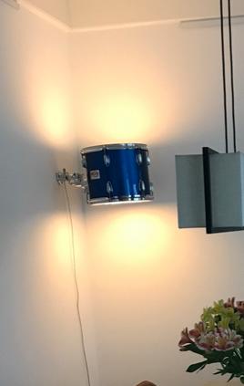 12” tom met ingebouwde verlichting incl wand rozet, Ophalen of Verzenden, Gebruikt, Overige merken