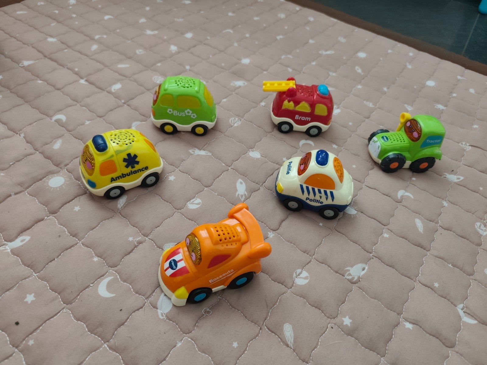 VTech Toet Toet Auto's set - 6 voertuigen, Ophalen of Verzenden, Gebruikt