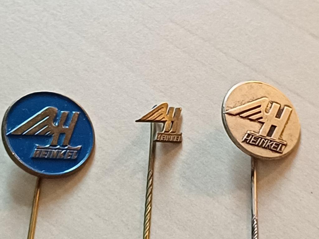 3x HEINKEL scooter speld, Verzenden, Gebruikt, Merk, Speldje of Pin