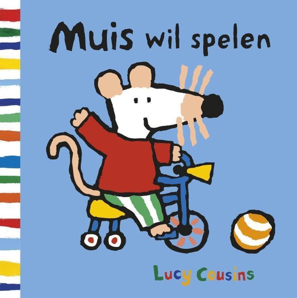 Lucy Cousins - Muis wil spelen- Hardkartonnen boek, Verzenden, Zo goed als nieuw, Fictie algemeen
