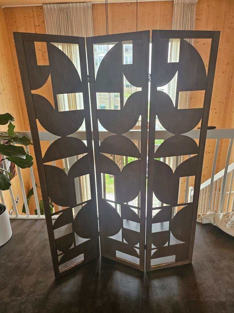 Woood houten kamerscherm, Ophalen, Hout, Gebruikt, Modern