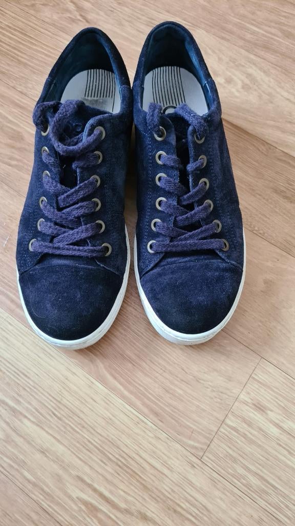 Damesschoenen veters aqa 38 sneaker, Ophalen of Verzenden, Zo goed als nieuw, Blauw, Sneakers of Gympen