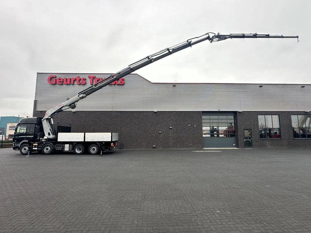 DAF CF 460 8X2 BAKWAGEN MET FASSI F660RA.2.27 XHE-DYNAMIC ME, Auto's, Vrachtwagens, Automaat, Euro 5, 460 pk, Zwart