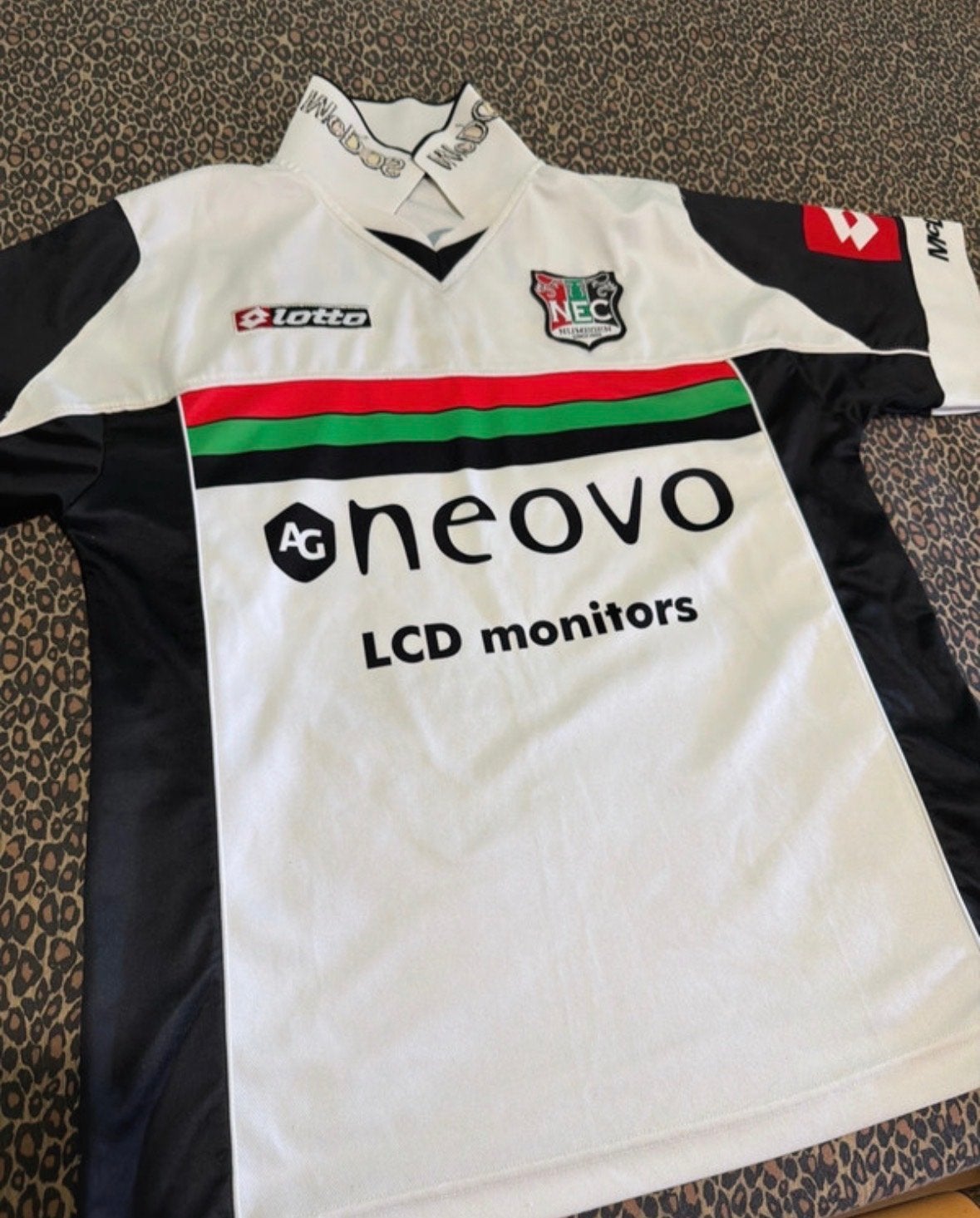 Antiek NEC Nijmegen Shirt Maat L - Uniek Verzamelaarsitem, Maat L, Ophalen of Verzenden, Gebruikt, Shirt