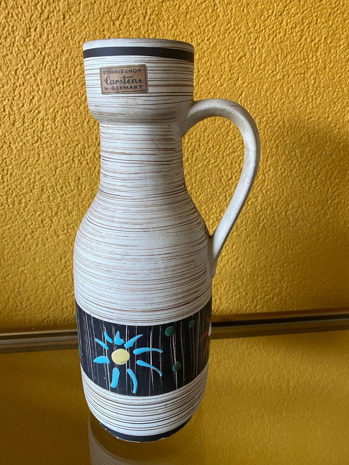 Vintage Tönnieshof Carstens W-Germany vaas, Ophalen of Verzenden