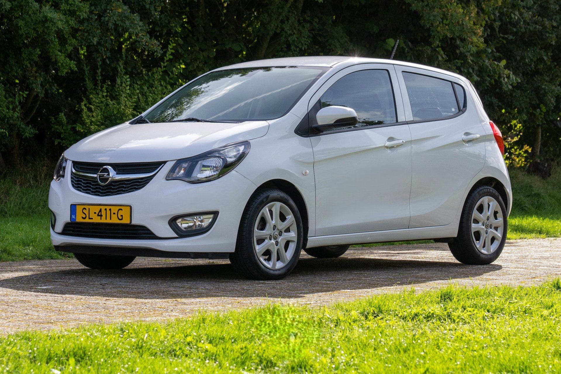 Opel KARL 1.0 ecoFLEX Edition 2e Eigenaar +NAP NL-auto, Stof, Gebruikt, Euro 6, Wit