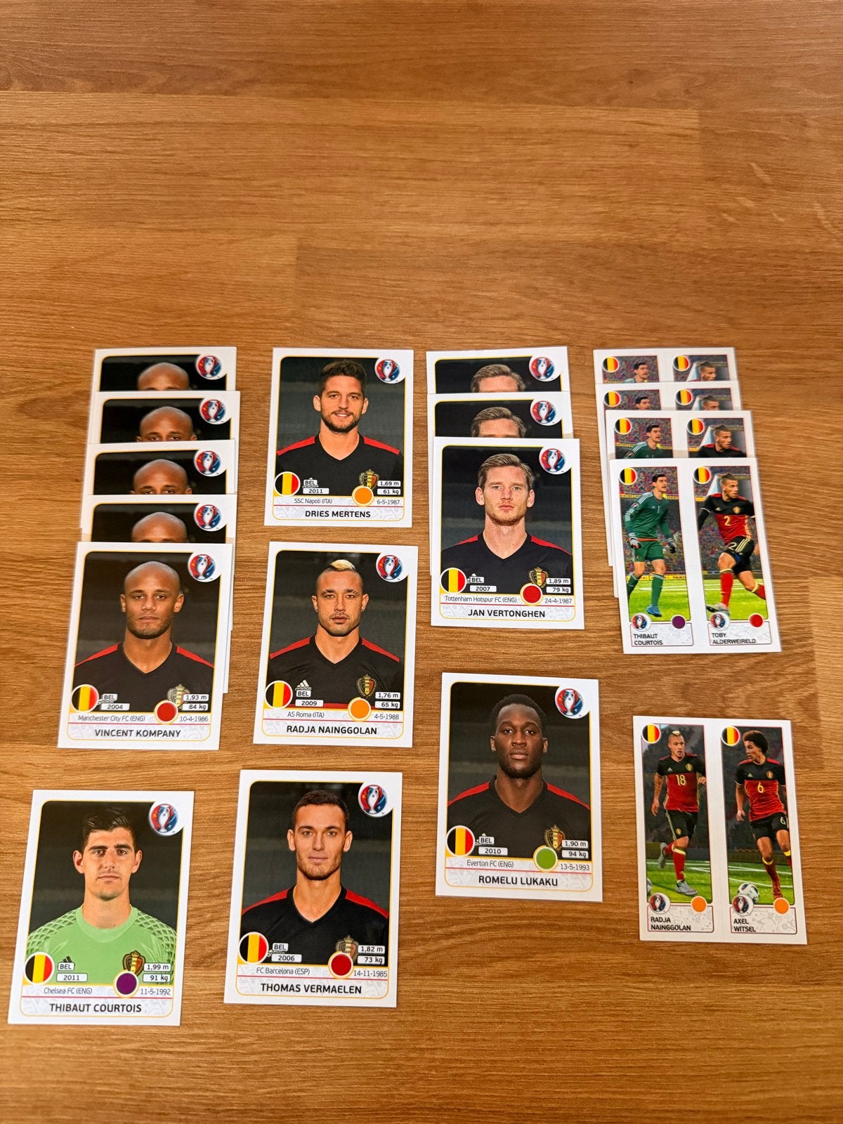 Panini UEFA Euro 2016 België stickers - Rode Duivels, Ophalen of Verzenden, Nieuw, Sport