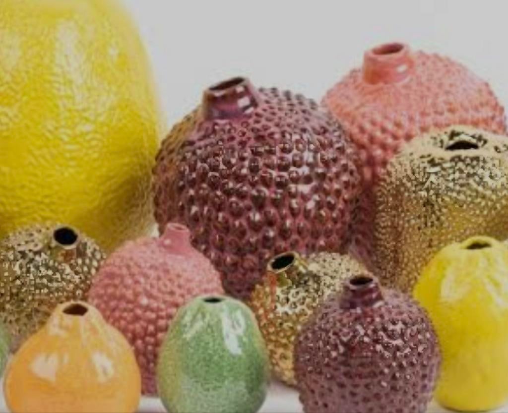 Uniek 'Des Pots' vaasje - Lychee, Huis en Inrichting, Ophalen, Gebruikt, Overige kleuren, Aardewerk of Porselein