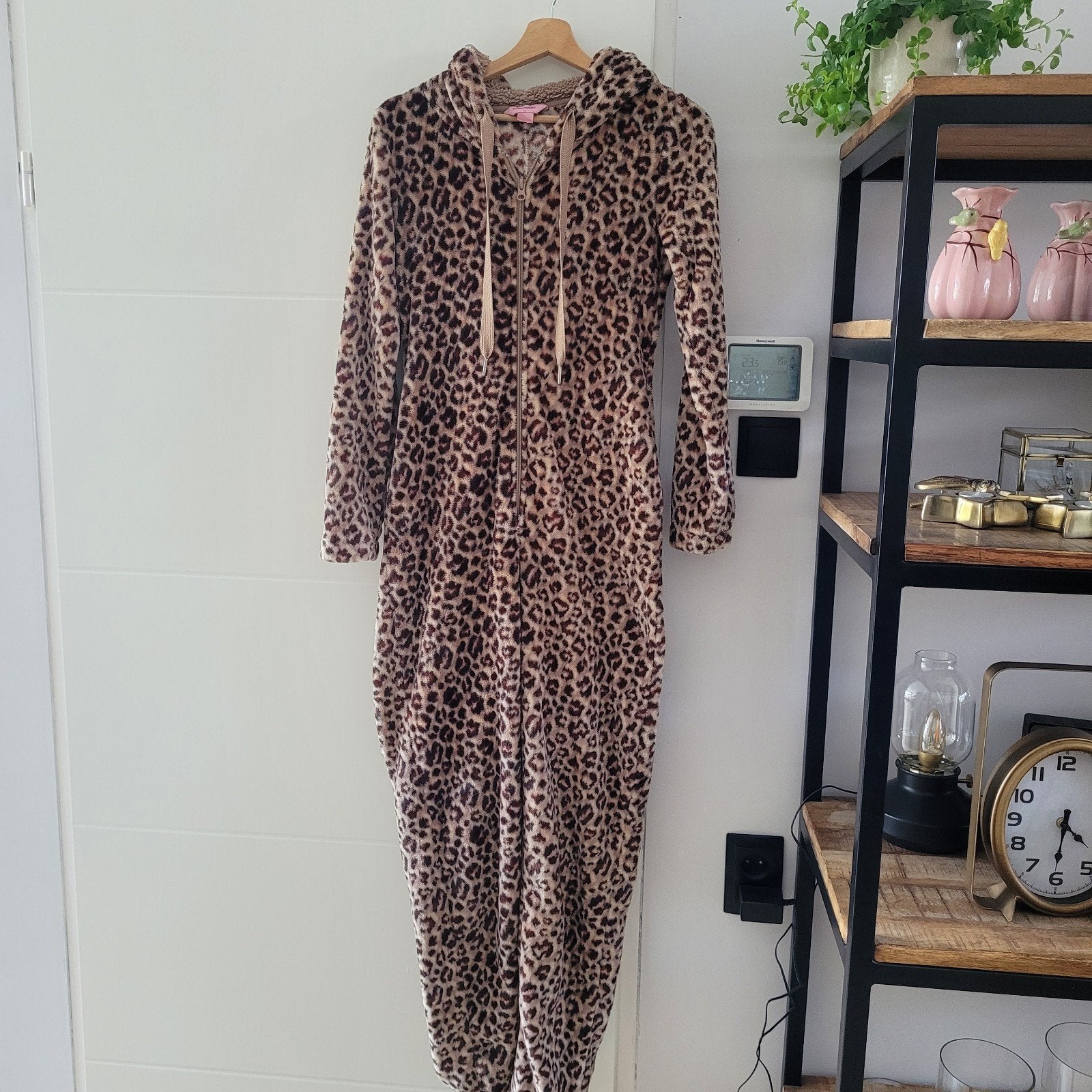 Hunkemöller Onesie Leopard Print maat XS, Bruin, Ophalen of Verzenden, Zo goed als nieuw, Maat 34 (XS) of kleiner