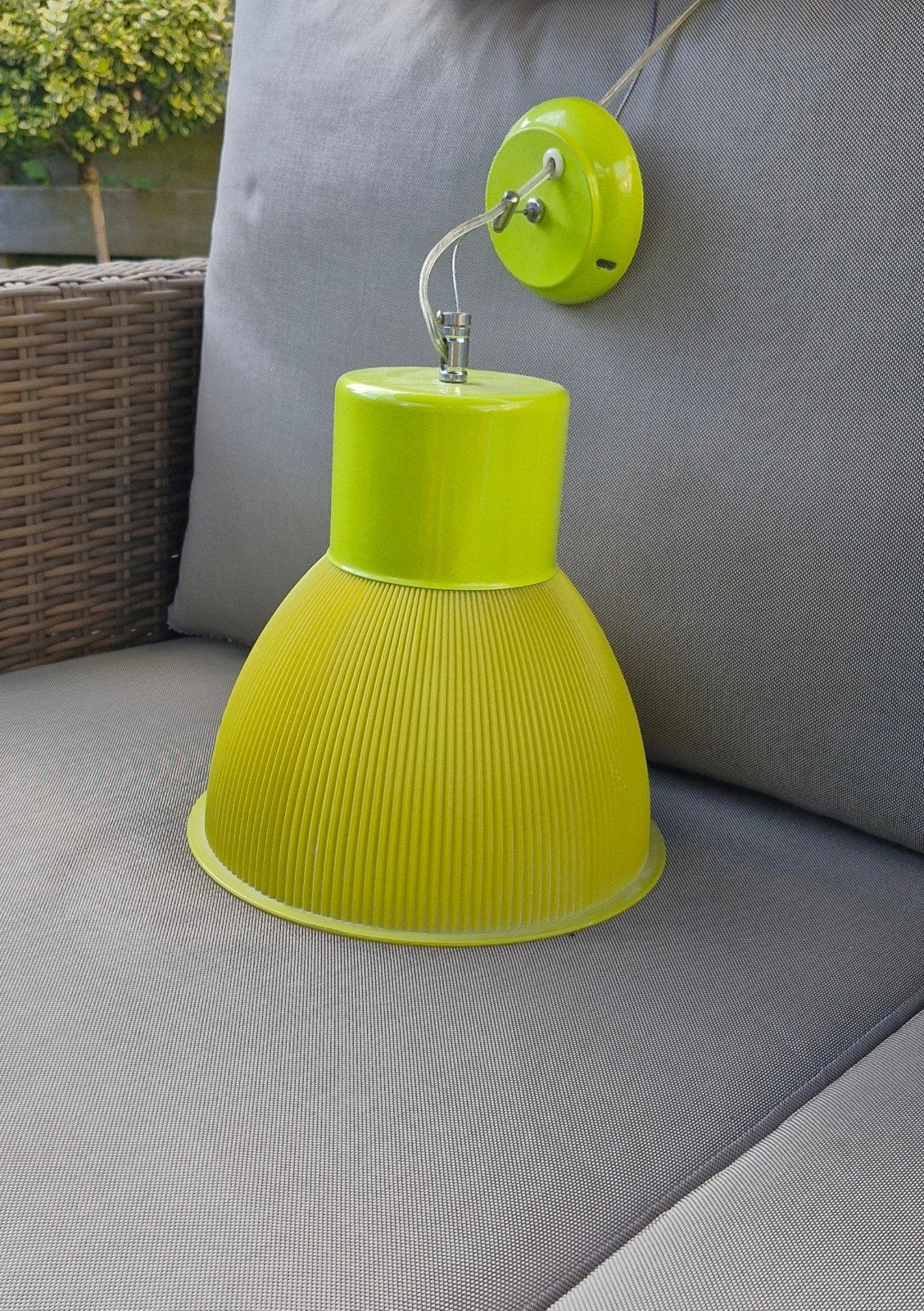 leuke hanglamp, Ophalen