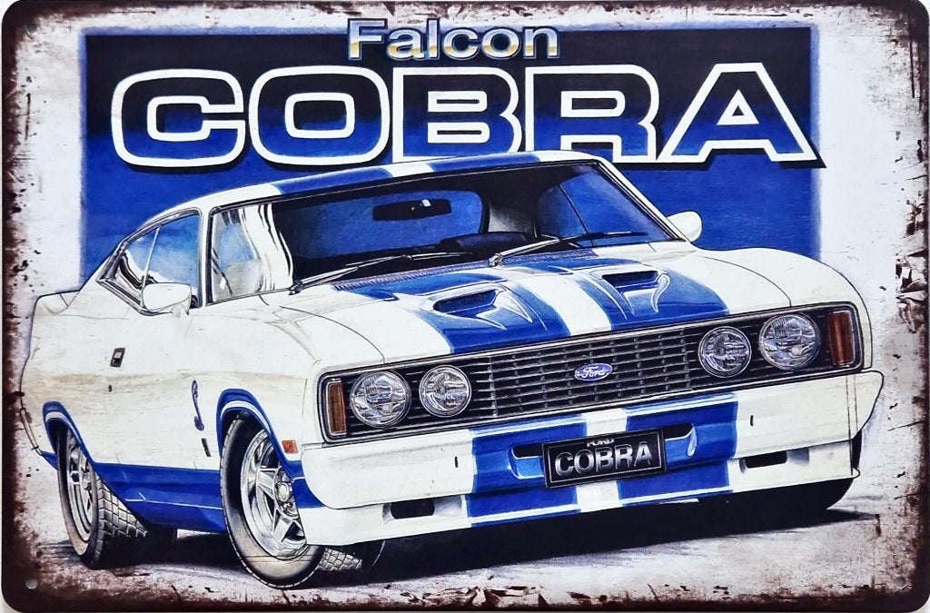 Wandbord, American Special car, Falcon Cobra, metaal, Ophalen of Verzenden, Nieuw, Metaal, Decoratieobject