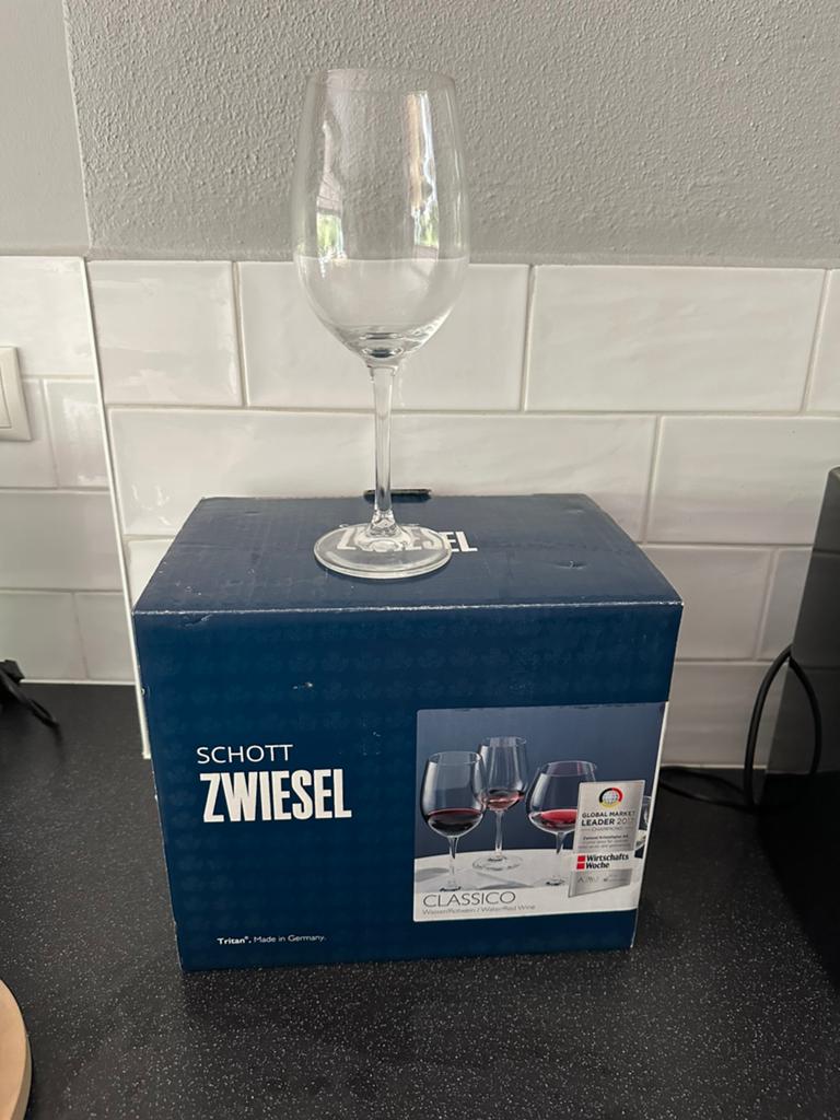 Zwiesel rode wijn glazen, Huis en Inrichting, Keuken | Servies, Ophalen, Glas of Glazen, Nieuw, Glas