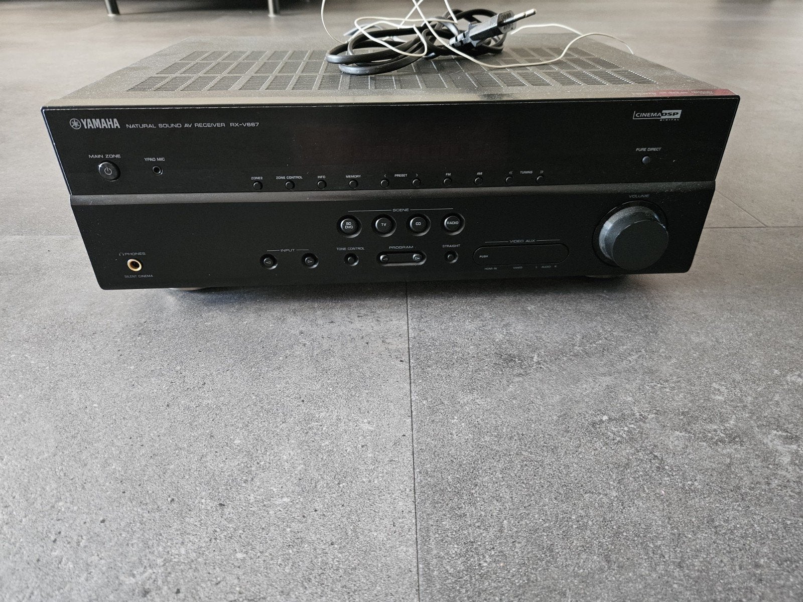 Yamaha RX-V667 AV Receiver, Ophalen, Yamaha, Zo goed als nieuw, 120 watt of meer