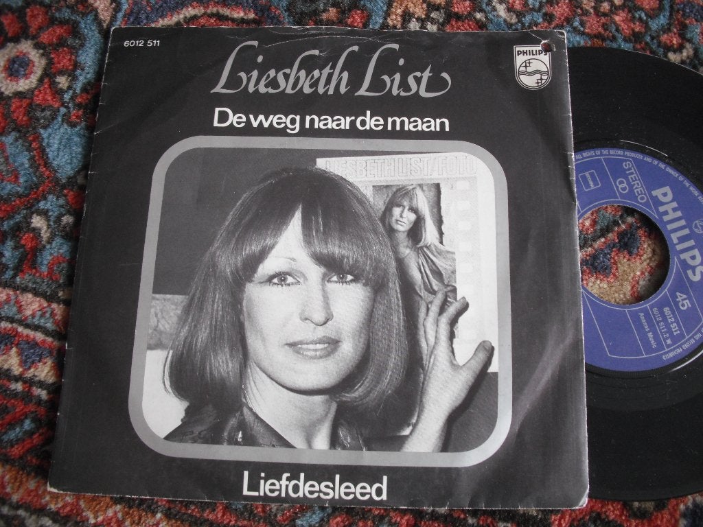 Liesbeth List - De weg naar de maan ( k5), Cd's en Dvd's, Ophalen of Verzenden, Zo goed als nieuw, 12 inch, Levenslied of Smartlap