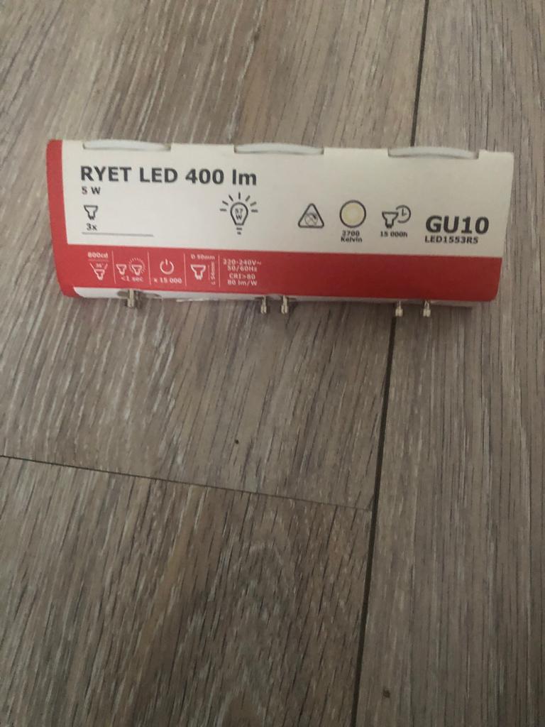Ikea ryet led lampjes, Huis en Inrichting, Lampen | Losse lampen, Led-lamp, Minder dan 30 watt, Nieuw, E27 (groot)