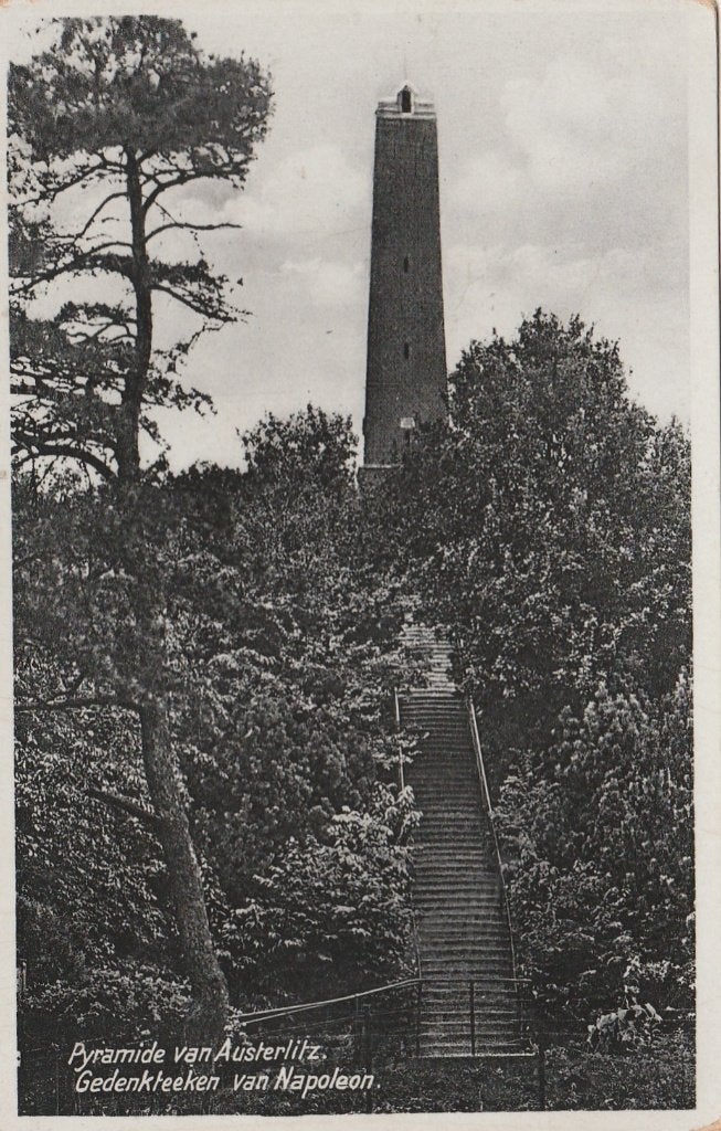 AUSTERLITZ Pyramide Gedenkteken Napoleon 1942, Verzenden, 1940 tot 1960, Gelopen, Utrecht