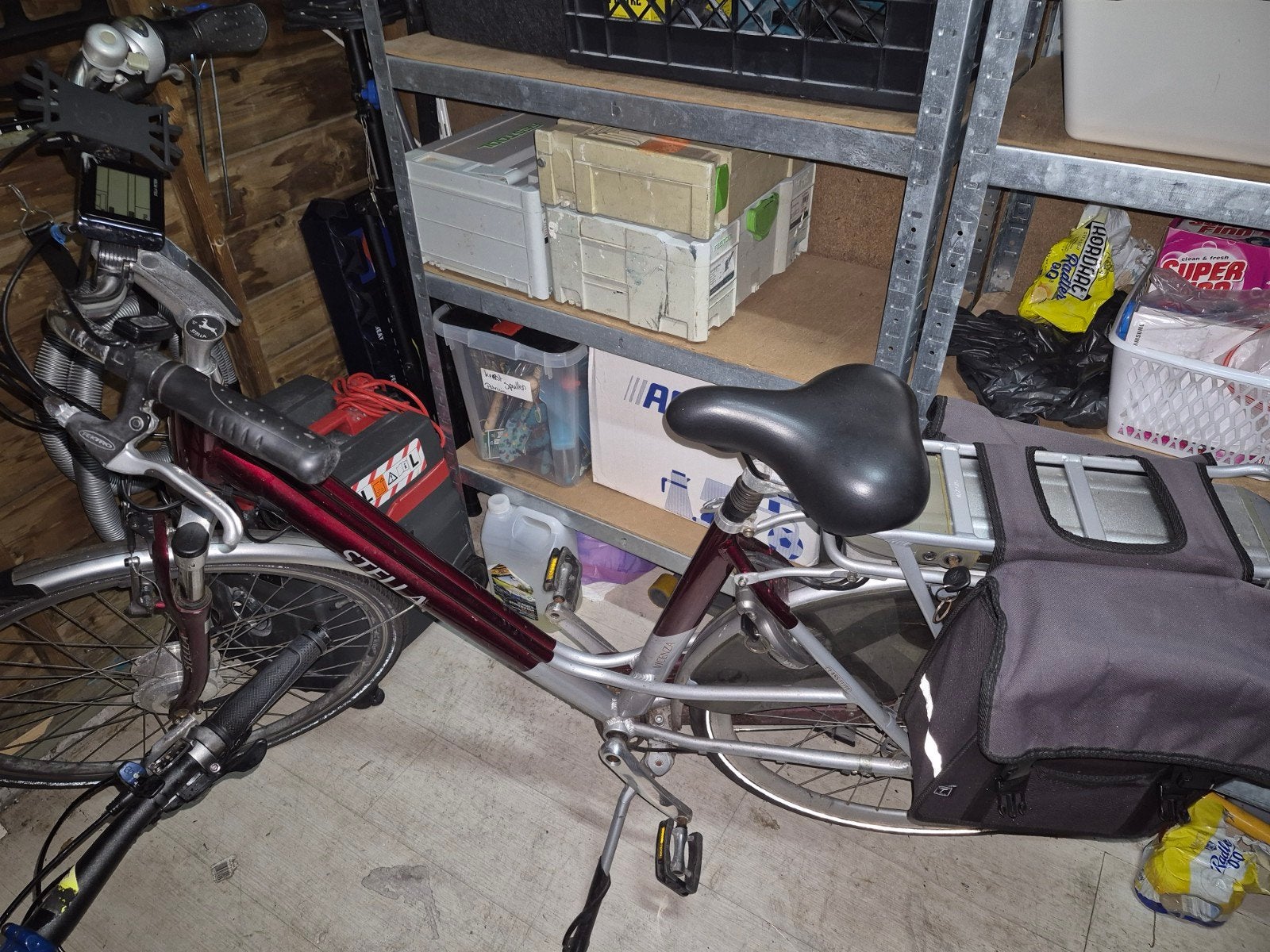 Stella fiets, Fietsen en Brommers, Fietsen | Tandems, 55 cm of meer, Ophalen, Gebruikt, Minder dan 10 versnellingen