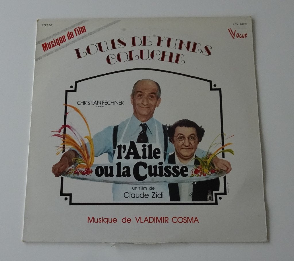Vladimir Cosma - L'Aile Ou La Cuisse - Soundtrack 1976, Ophalen, Zo goed als nieuw, 12 inch