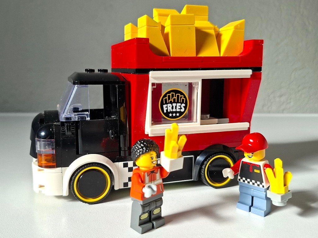 LEGO Snackbartruck 60488, Ophalen, Inclusief instructies, Lego, Zo goed als nieuw