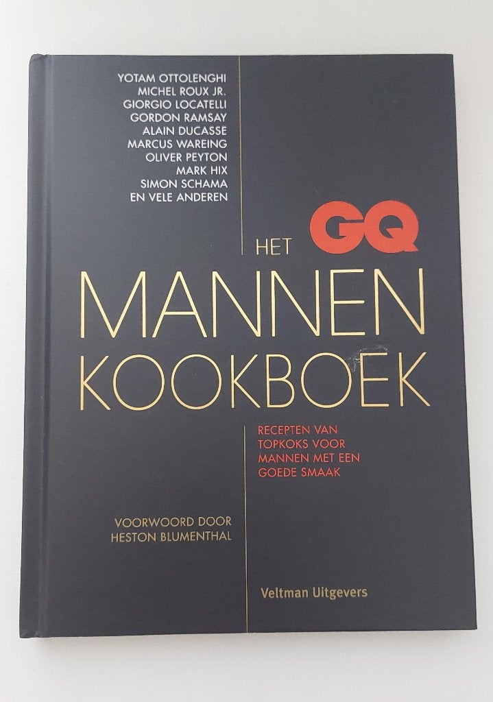 Kookboek: Het GQ mannenkookboek, Ophalen of Verzenden, Zo goed als nieuw