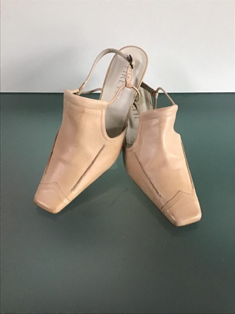 Nieuwe slingbacks 39 | beige nude | Gratis verzenden, Pumps, Verzenden, Beige, Nieuw