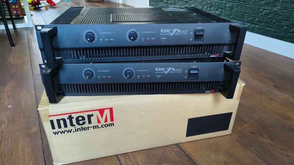 InterM R-300plus passief gekoelde versterker, Ophalen of Verzenden, Zo goed als nieuw, Minder dan 500 watt, Monitor(versterker)
