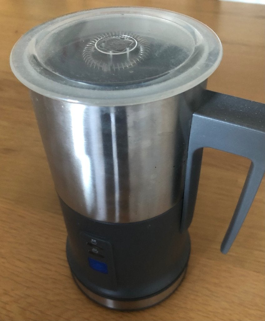 Melkopschuimer en -warmer - Zo goed als nieuw, Ophalen of Verzenden, Zo goed als nieuw, Elektrische melkopschuimer